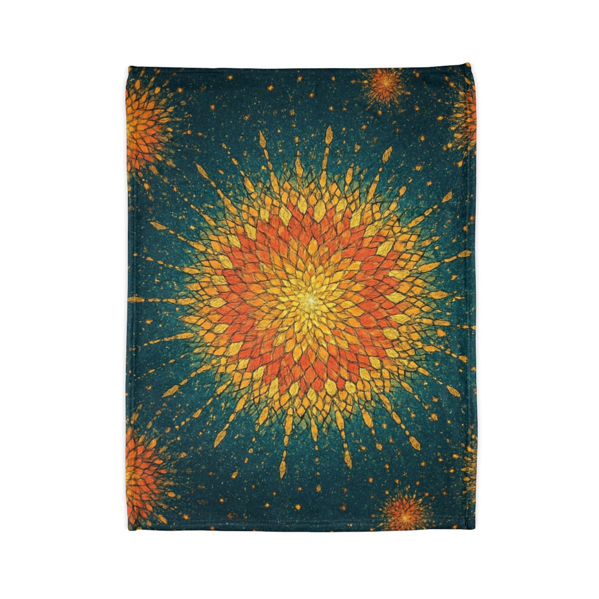Starburst Mosaic Halo custom blankets
