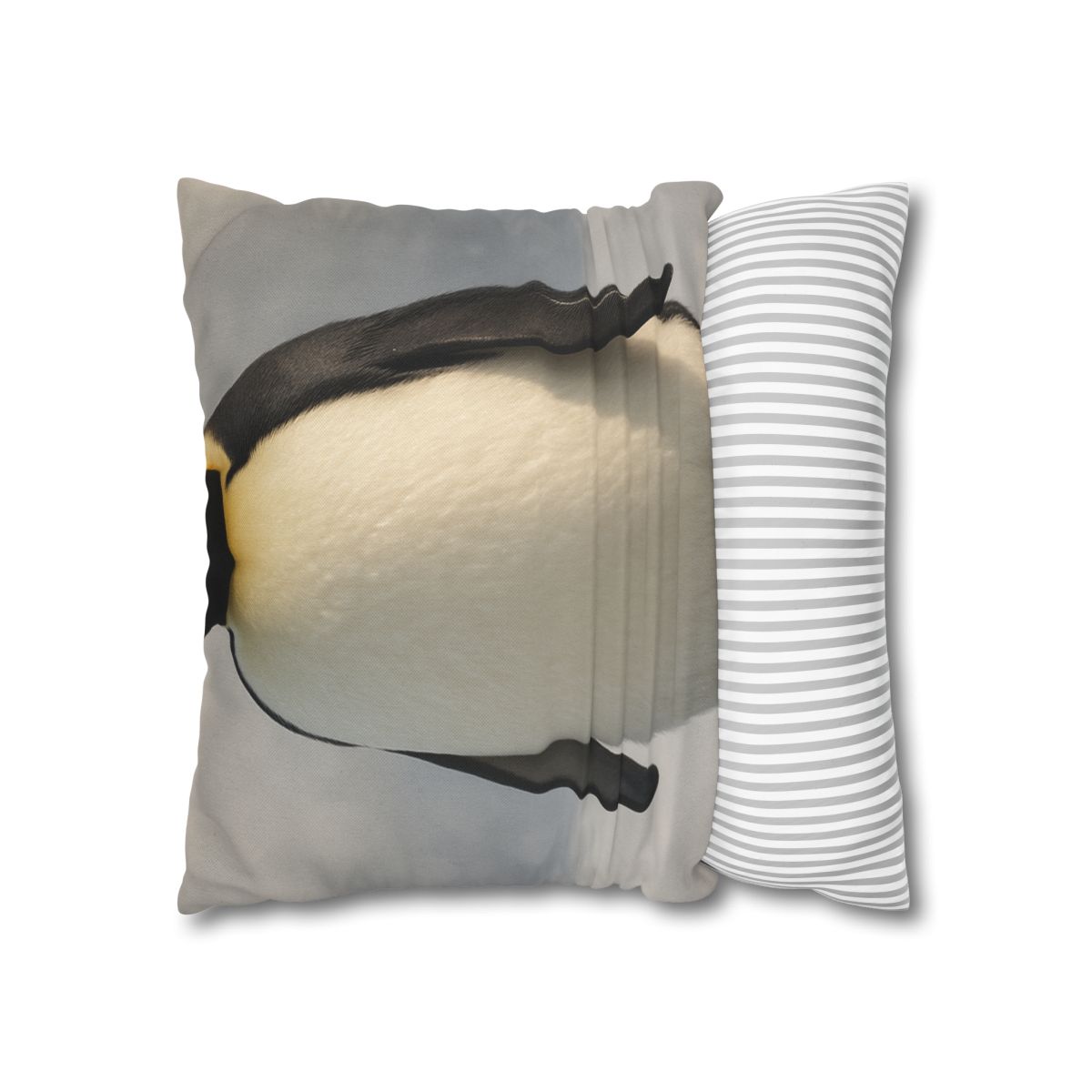 Frost Halo Emperor Penguin personalized pillow covers