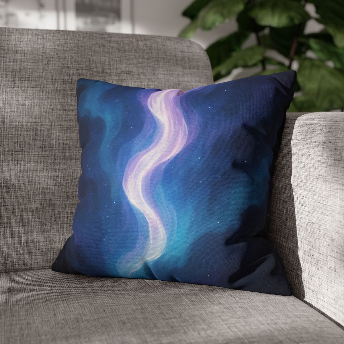 Electro Aurora Nebula Loom comfortable bedding pillow covers