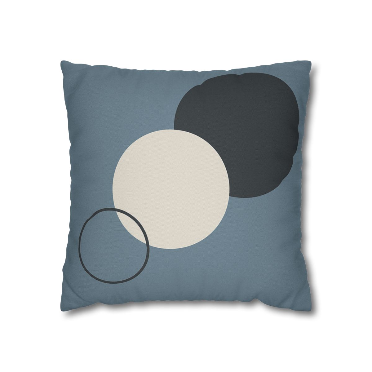 Staggered Circle Trio soft cotton pillow cases
