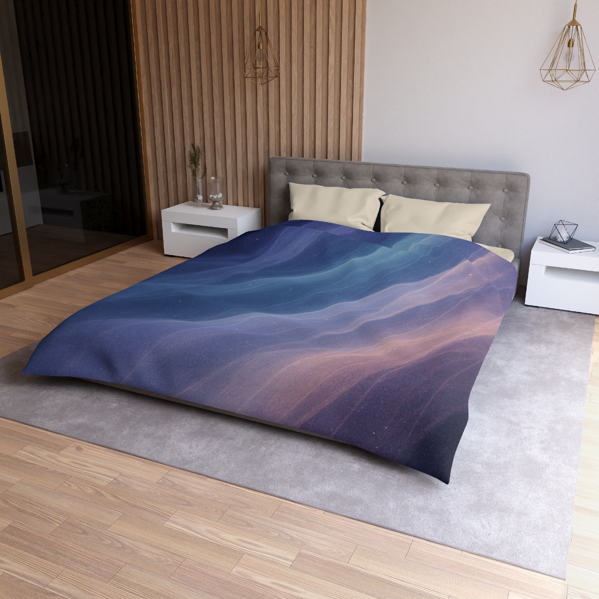 Prismatic Ion Veil Tapestry duvets for gifts
