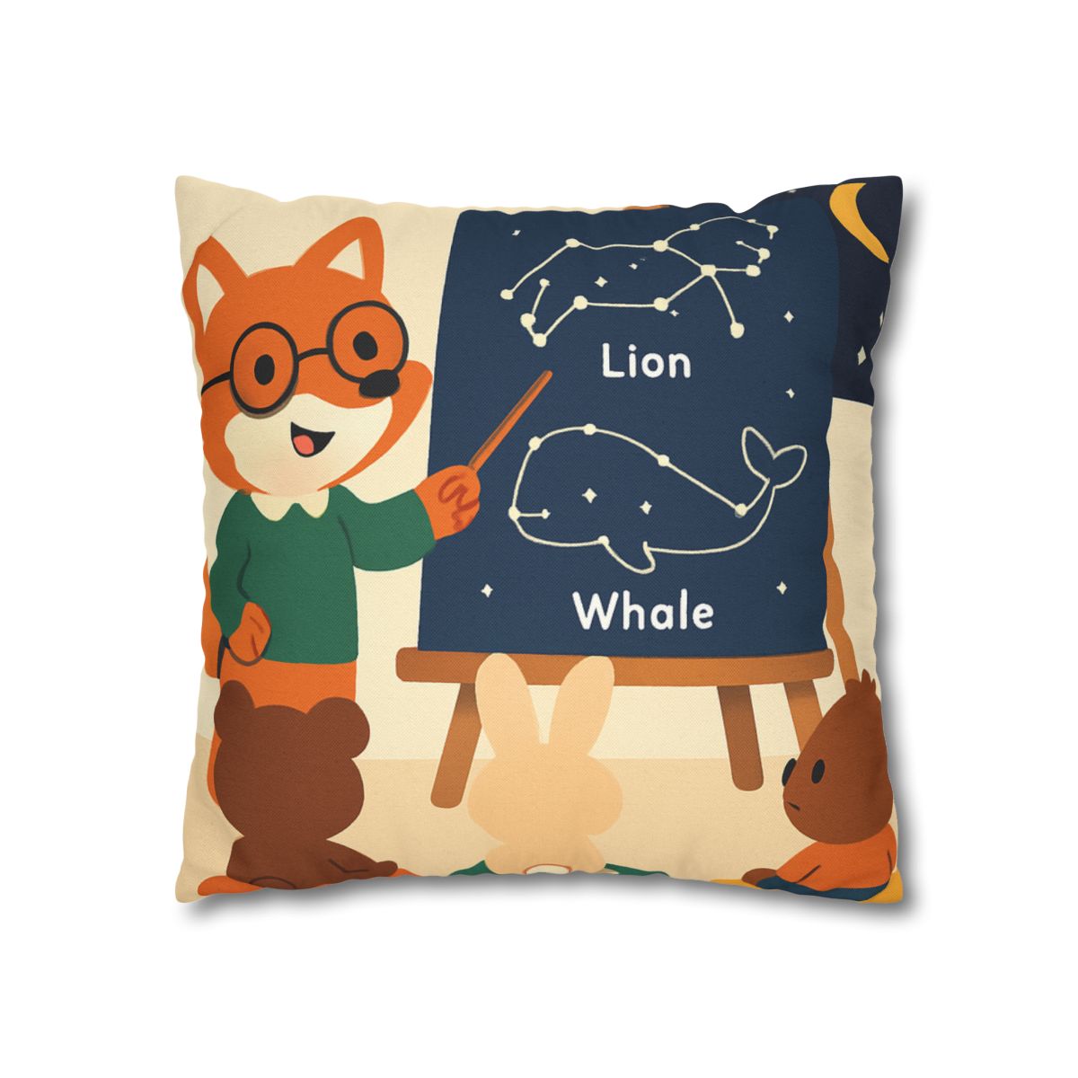 Constellation Classroom Fox trendy patterned pillow cases