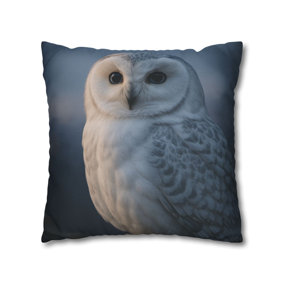 Twilight Watcher Snowy Owl personalized pillow covers