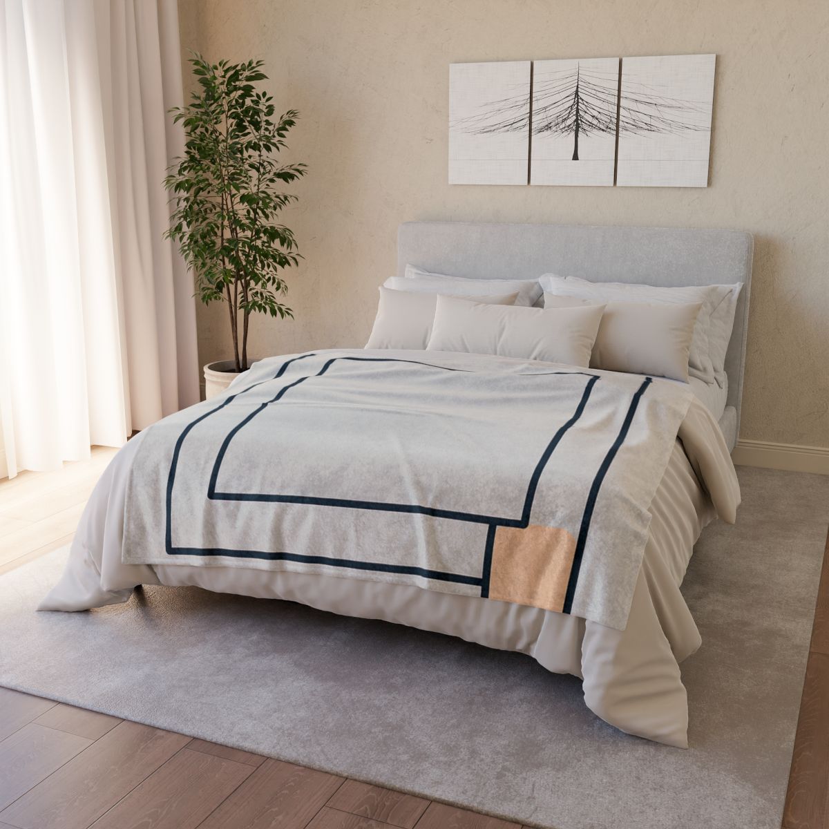 Nested Frame With Open Corner personalized cozy blankets