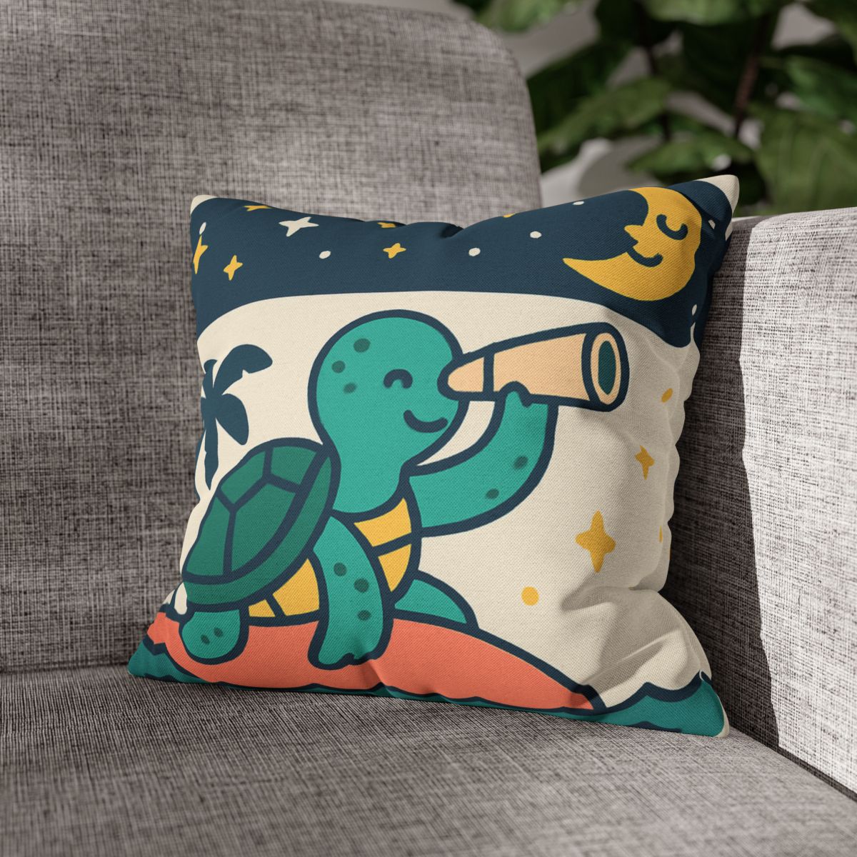 Stargazer Sea Turtle Adventure comfortable bedding pillow covers