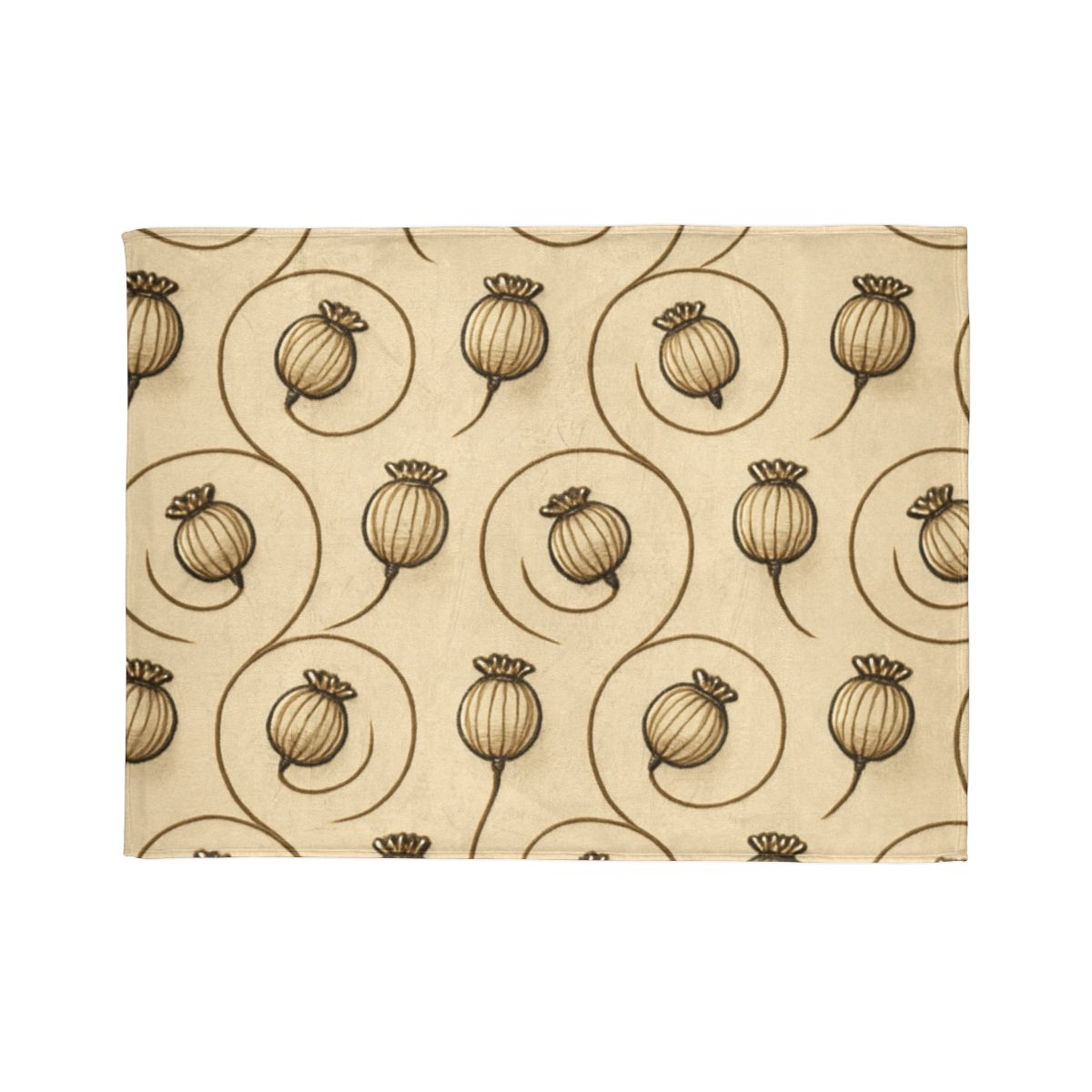 Seed Pod Spiral Ledger decorative home blankets