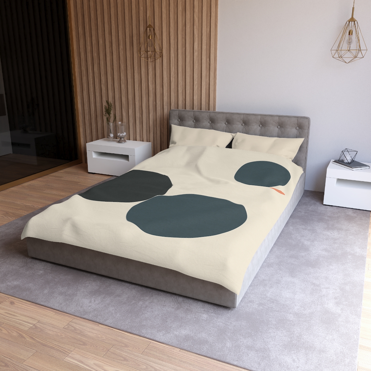 Three Circles With Shared Edge unique patterned duvets