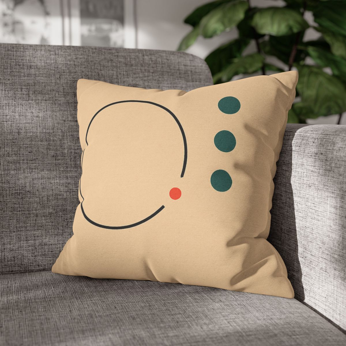 Broken Ring With Offset Triplet custom pillow cases