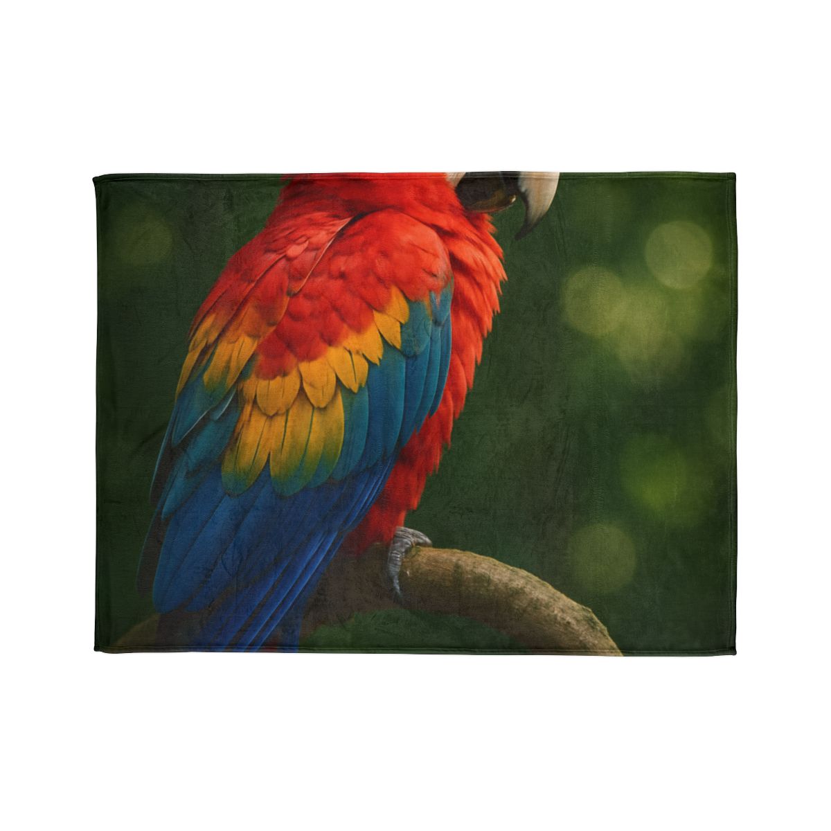 Canopy Flame Scarlet Macaw decorative home blankets