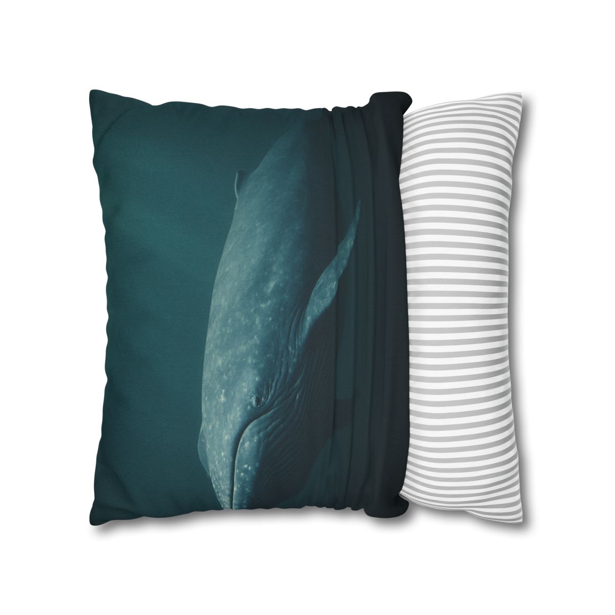 Ocean Song Blue Whale personalized pillow covers