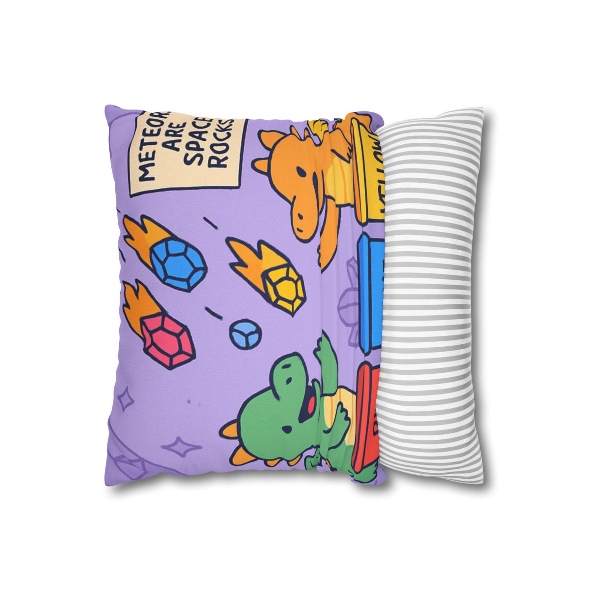 Crystal Cave Dragons Sorting Gem Meteors trendy patterned pillow cases