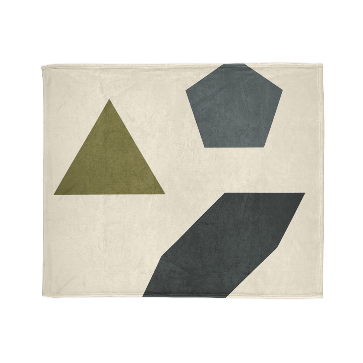 Sparse Polygon Cluster designer printed blankets