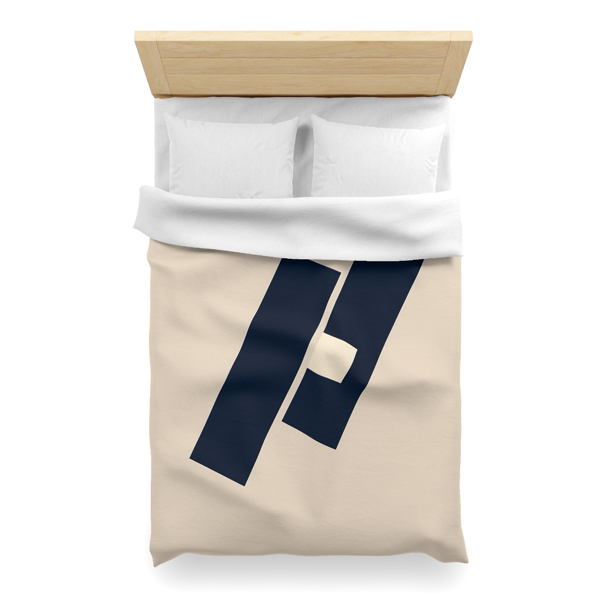 Quiet Diagonal Stack custom duvets