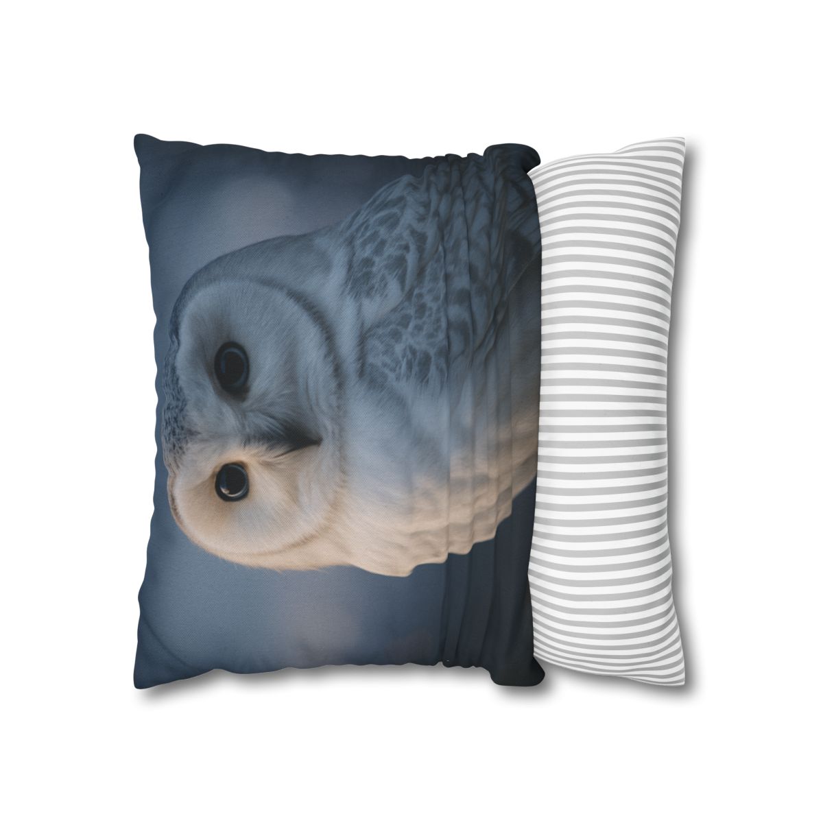 Twilight Watcher Snowy Owl personalized pillow covers