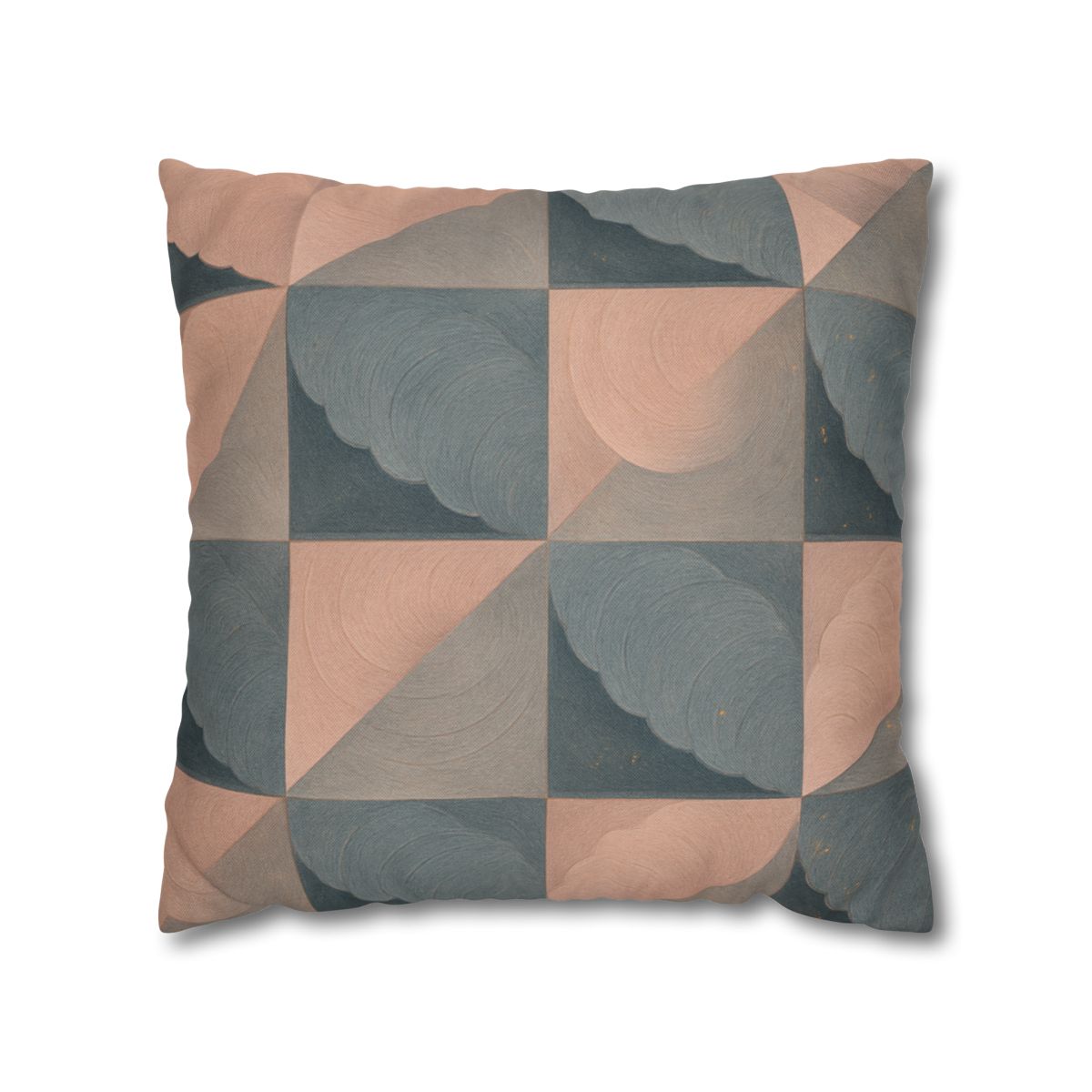 Petal Ripple Grid designer print pillow cases