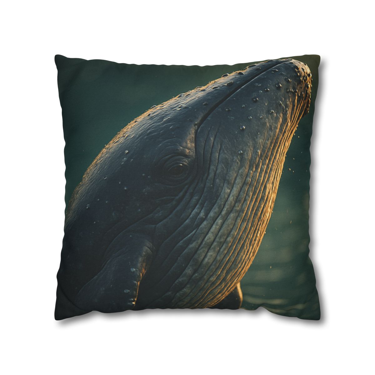 Silver Surge Humpback Whale soft cotton pillow cases