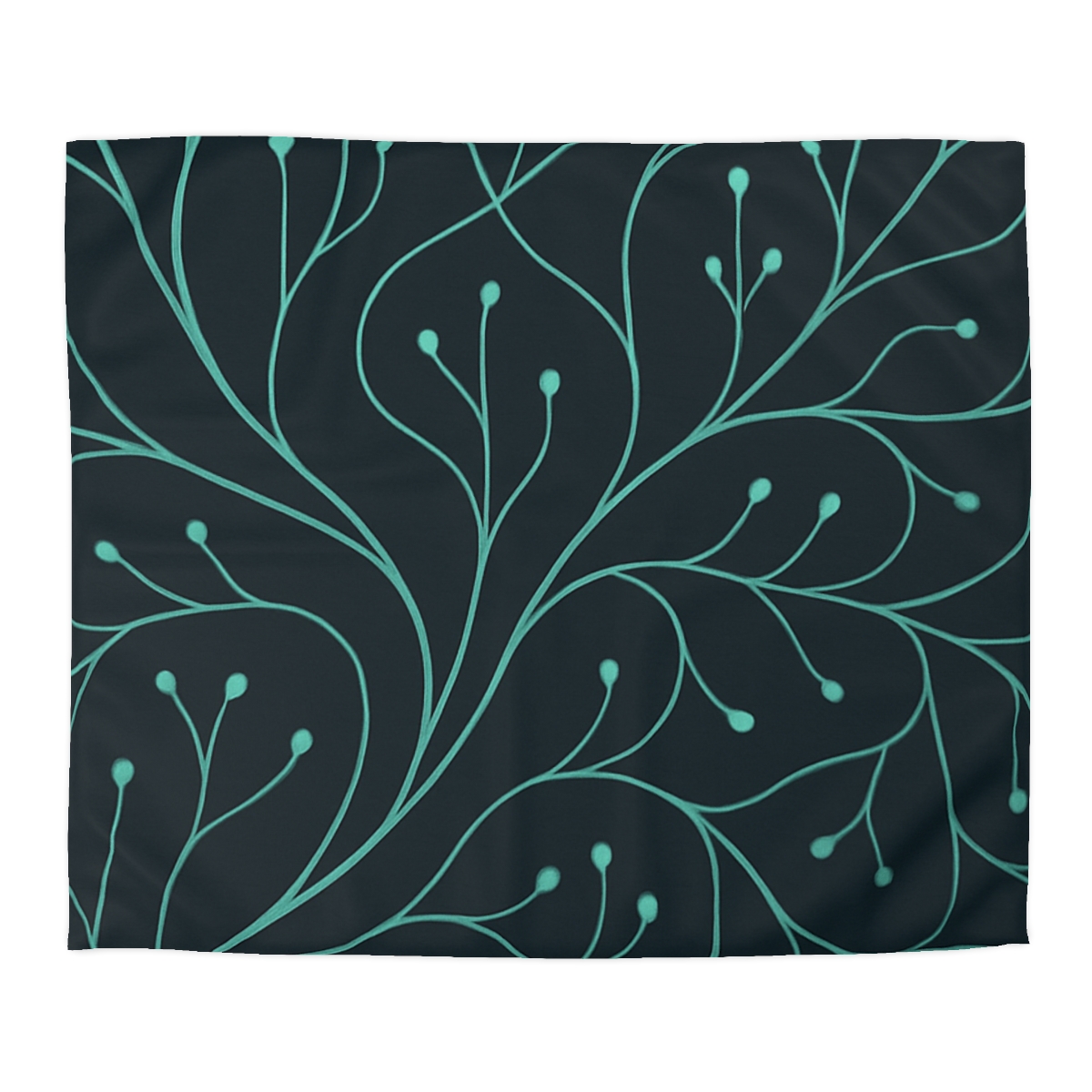 Vine Circuit Network designer printed duvets