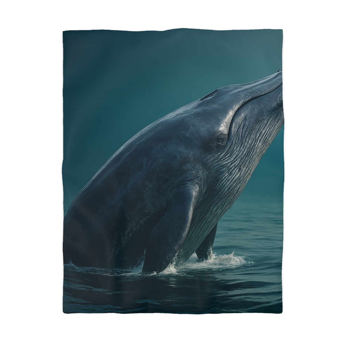 Ocean Song Blue Whale custom duvets