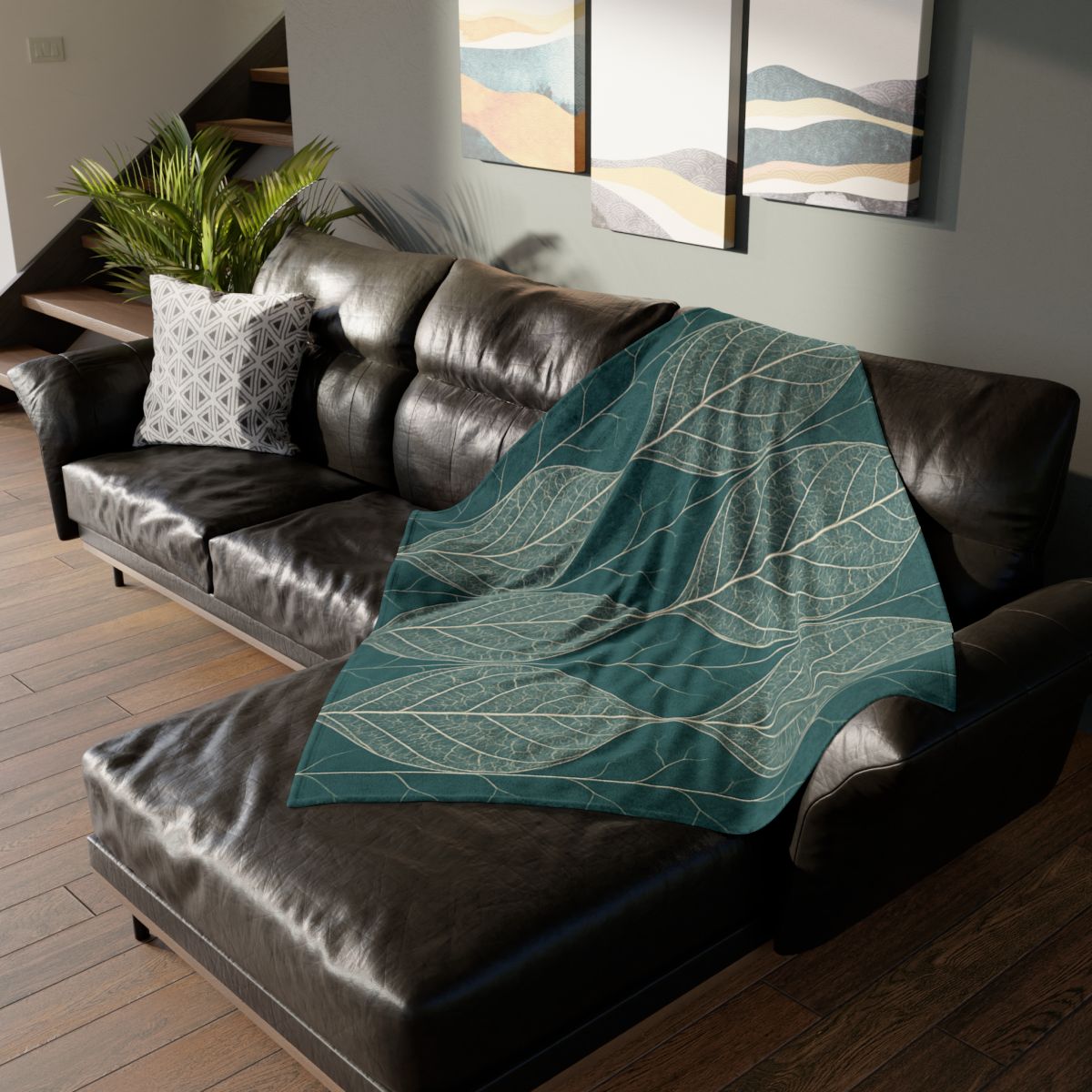 Vein Lace Panel warm winter blankets