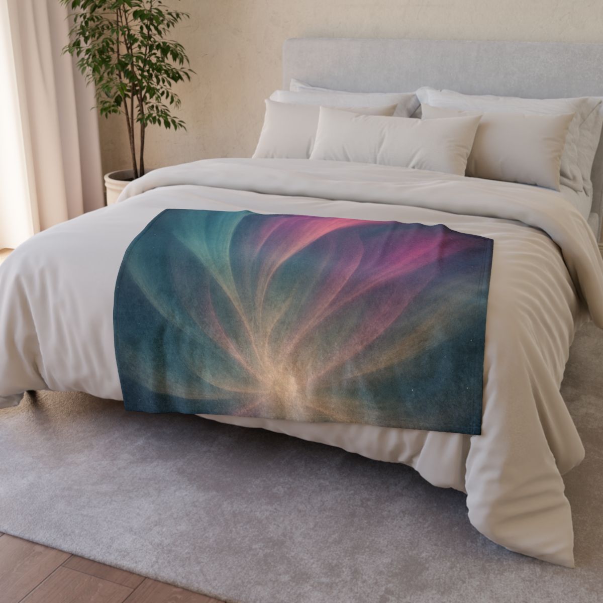 Aurora Nexus Bloom warm winter blankets