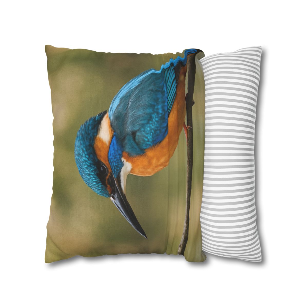 Crystal Dive Common Kingfisher trendy patterned pillow cases