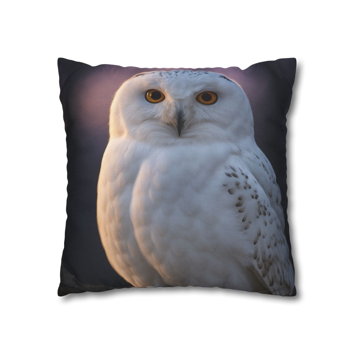 Twilight Watcher Snowy Owl unique gift pillow cases