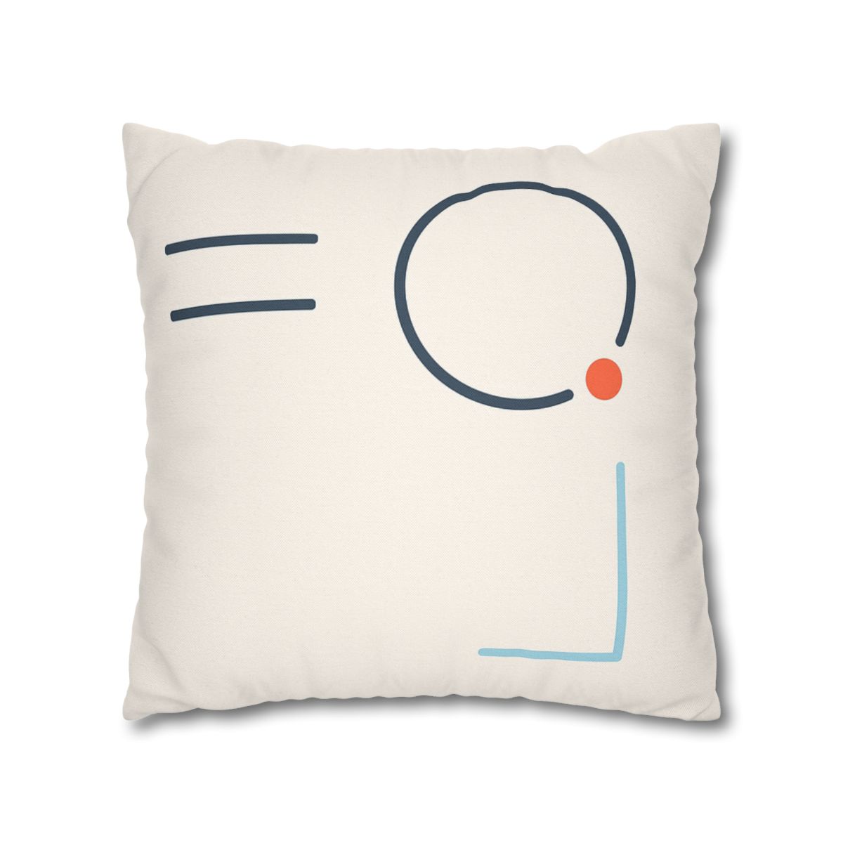 Quiet Orbit With Offset Bars personalized pillow covers