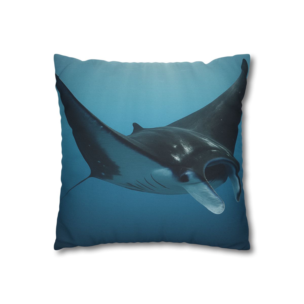 Manta Ray Silent Glide designer print pillow cases