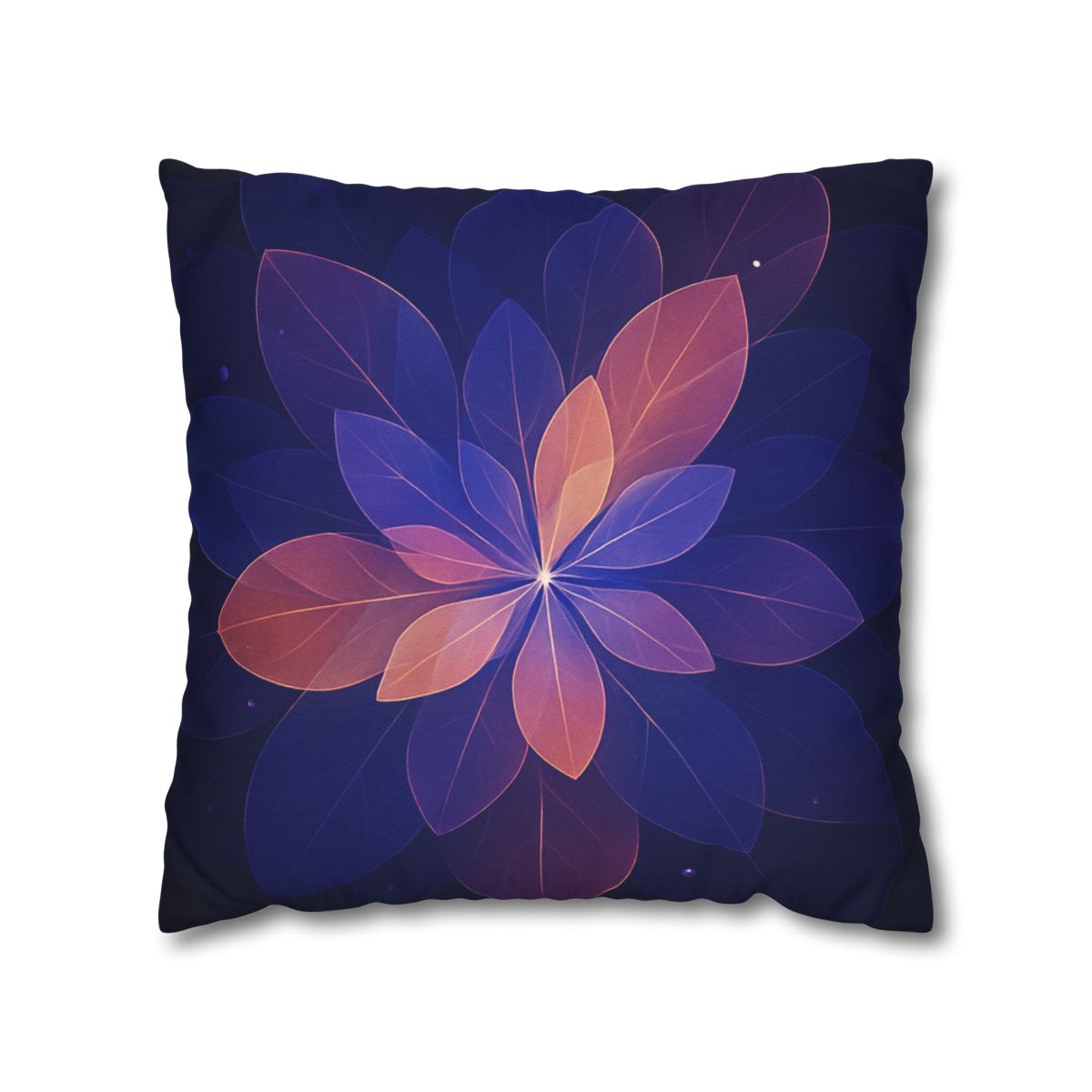 Petal Prism Overlap soft cotton pillow cases