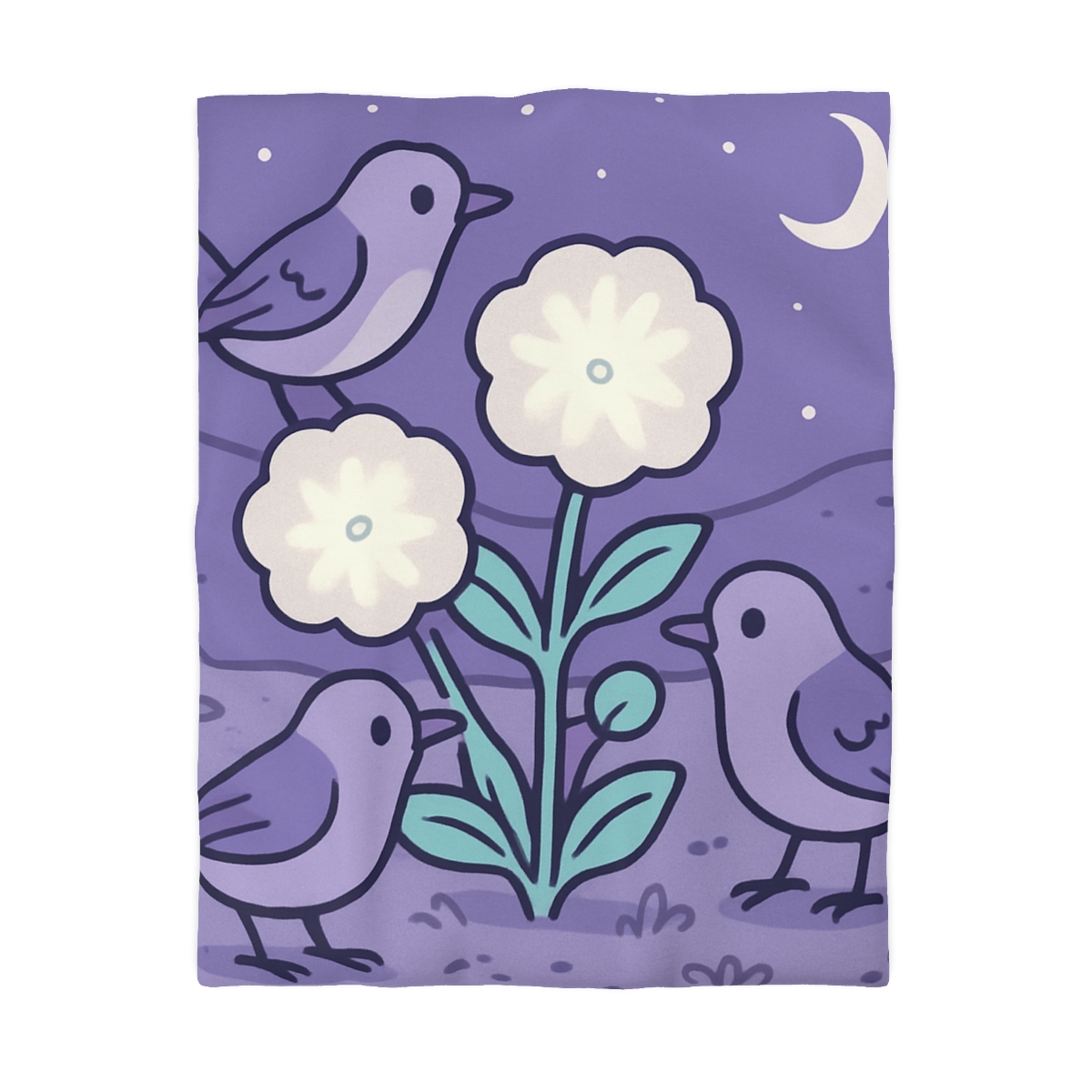 Moon Garden Nightingales stylish duvet covers