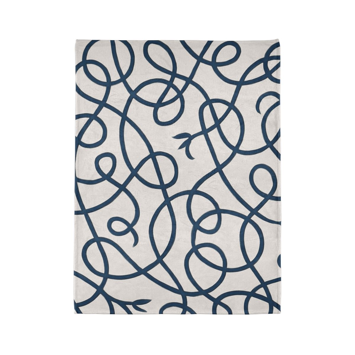 Tendril Loop Weave designer printed blankets