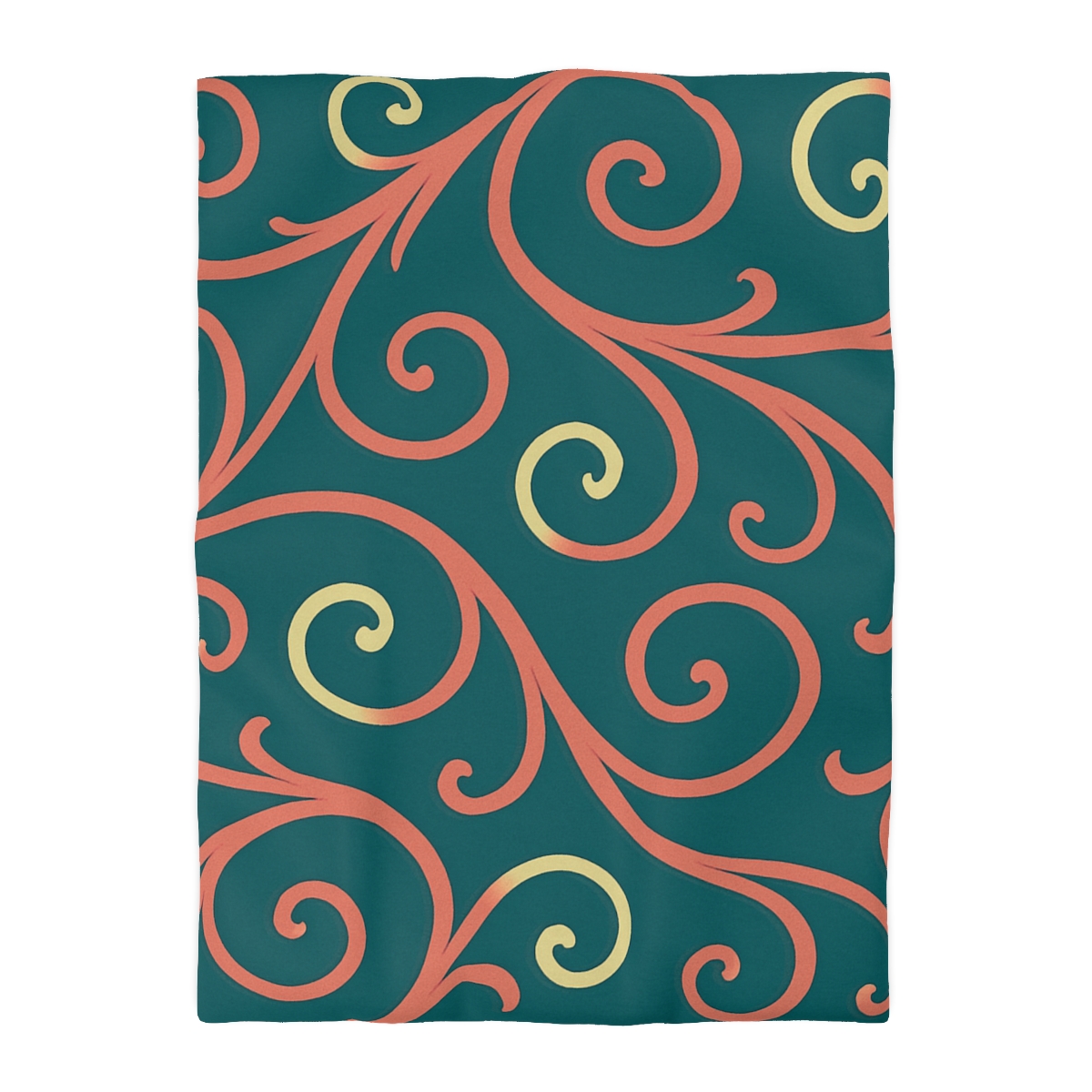 Curling Tendril Wave duvets for gifts