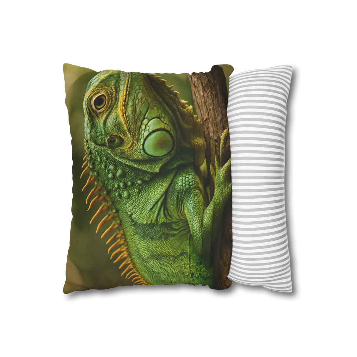 Emerald Drift Green Iguana unique gift pillow cases