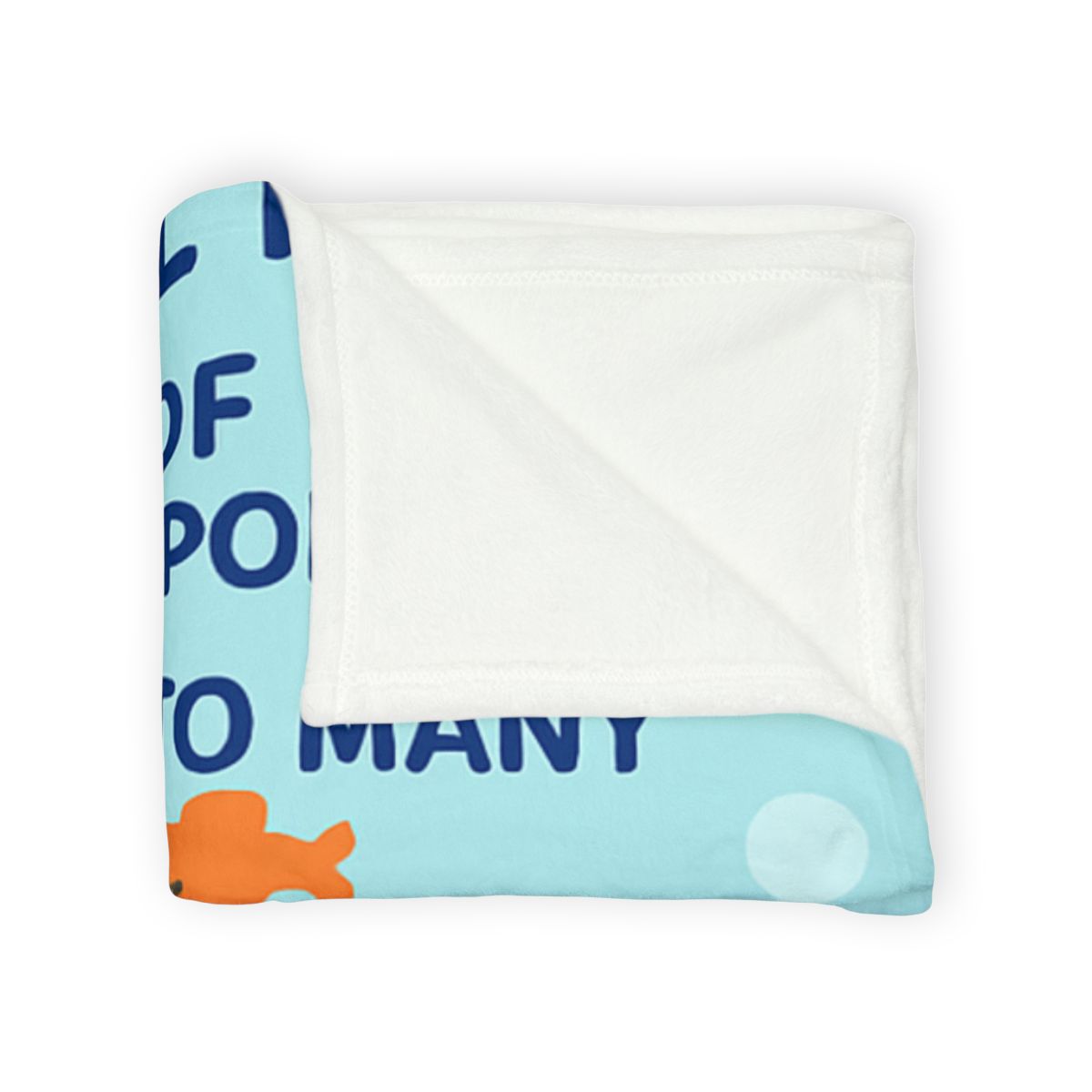 Coral Classroom With Professor Octopus warm winter blankets