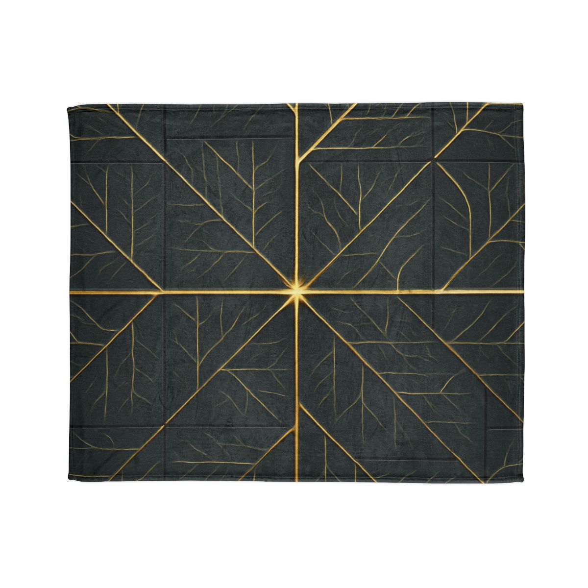 Venation Circuit Grid trendy patterned blankets
