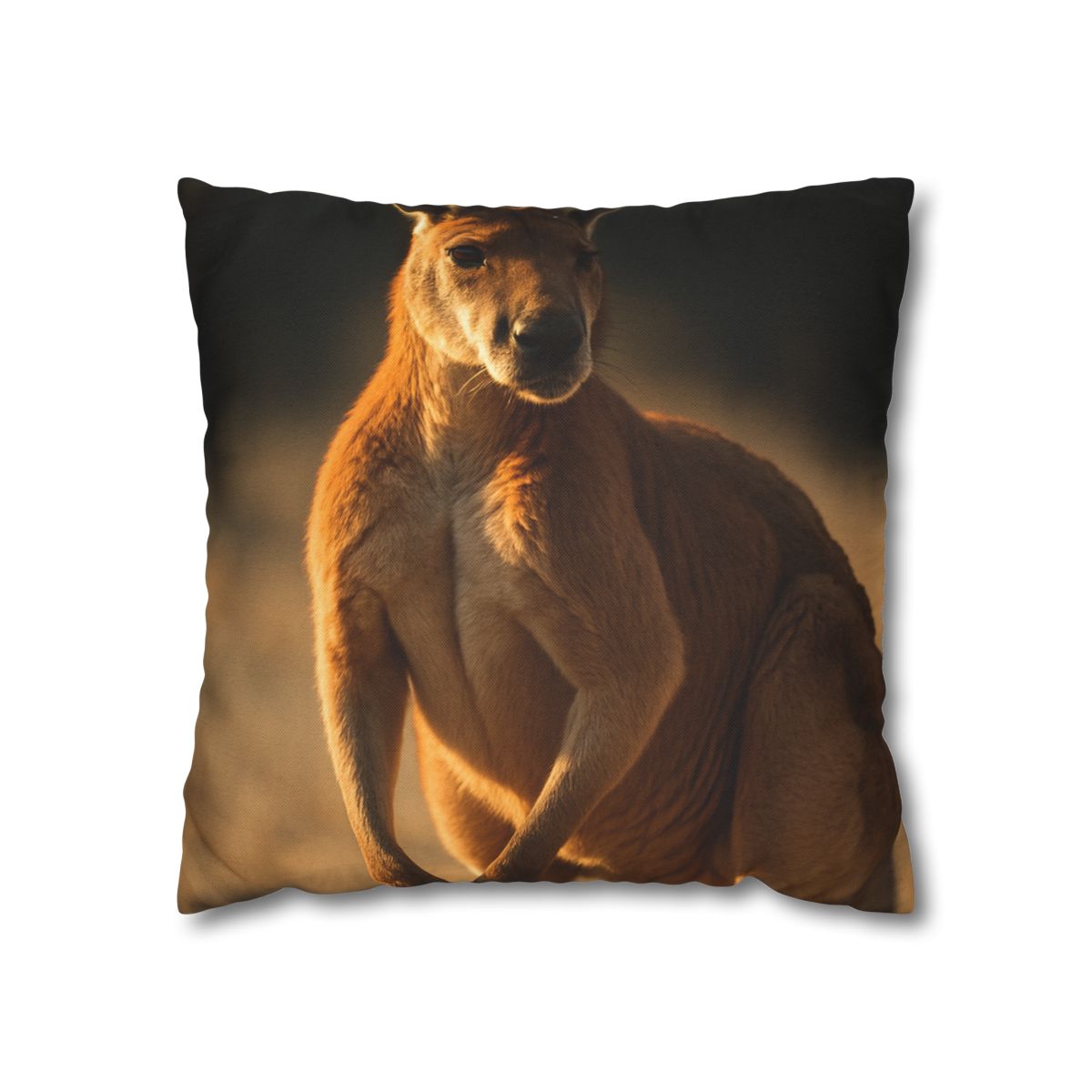 Ember Mantle Red Kangaroo soft cotton pillow cases