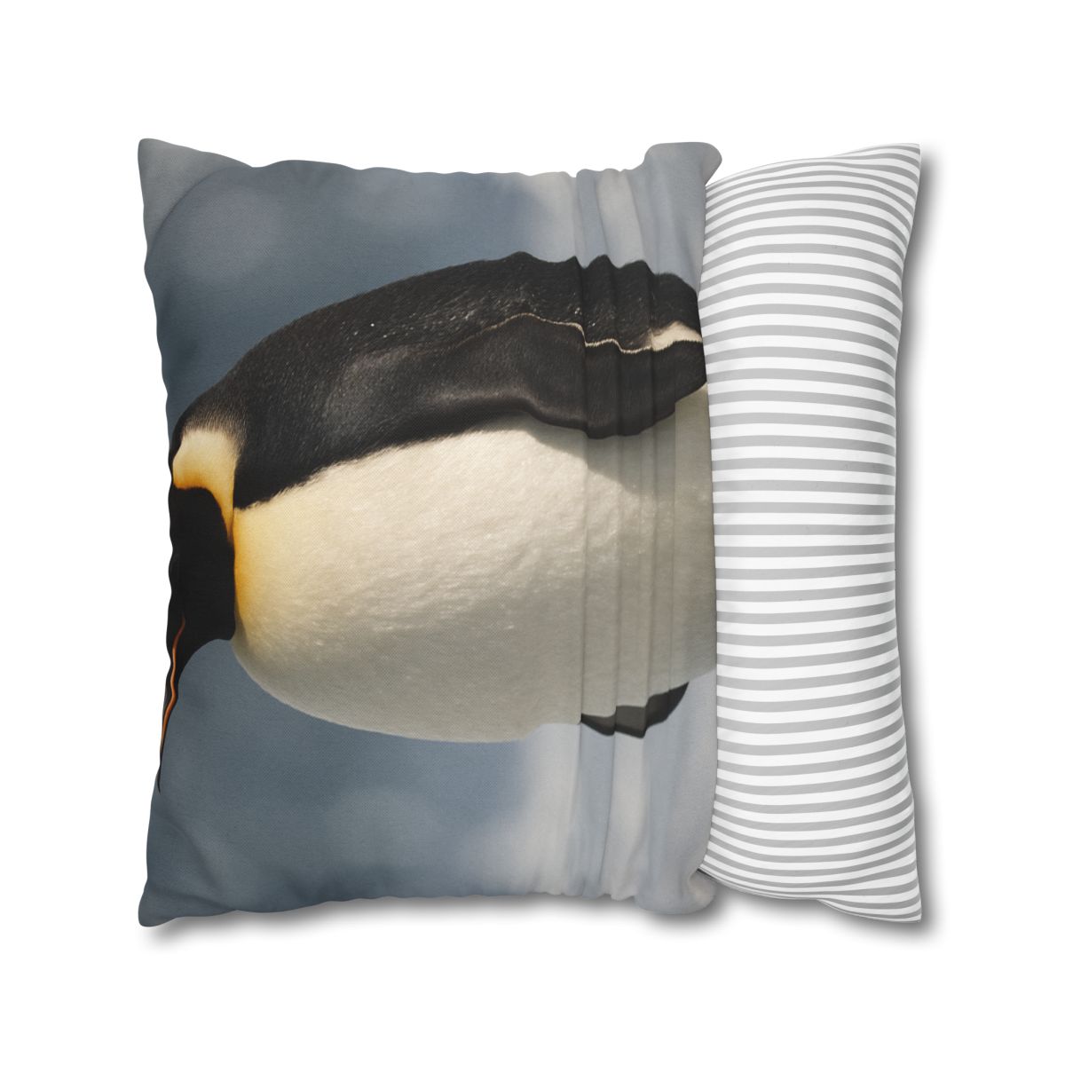 Aurora Drift Emperor Penguin stylish decorative pillowcases
