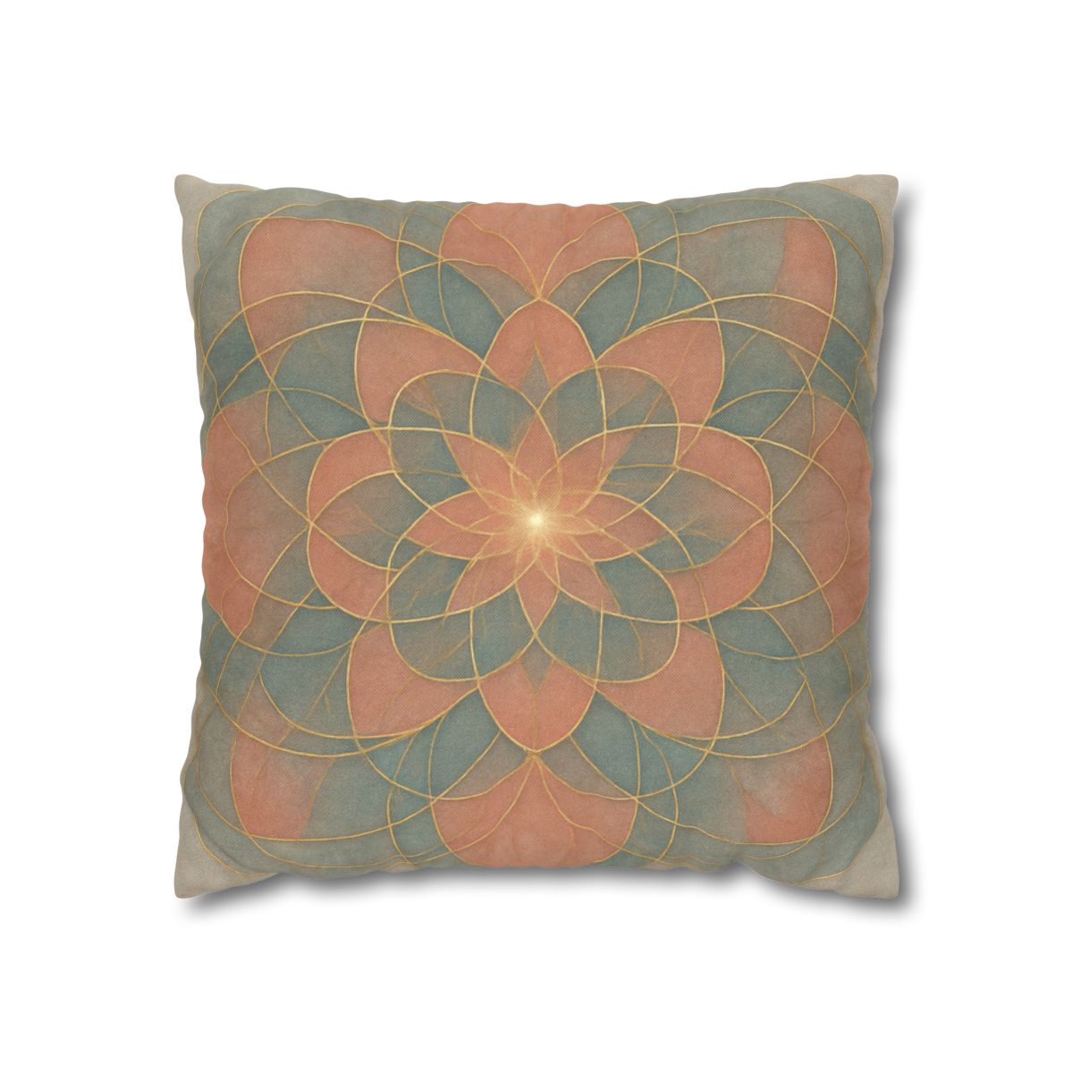 Petal Orbit Lattice soft cotton pillow cases