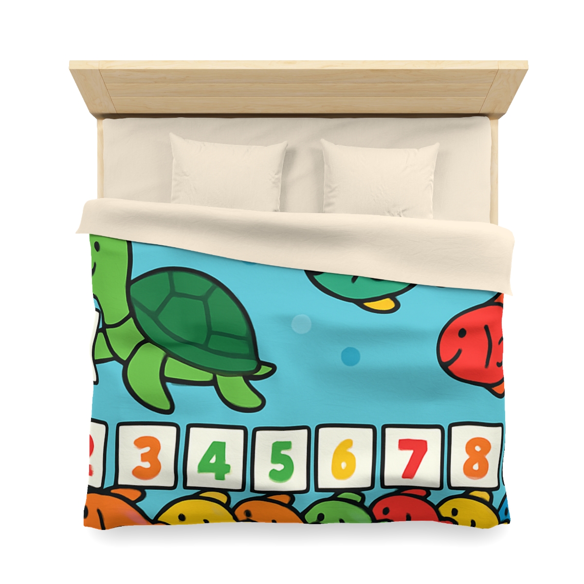 Coral Reef Number Parade warm winter duvets