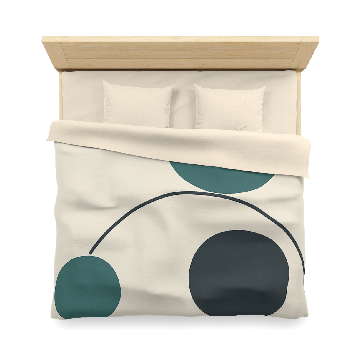 Offset Trio With Subtle Arc soft comforter duvets