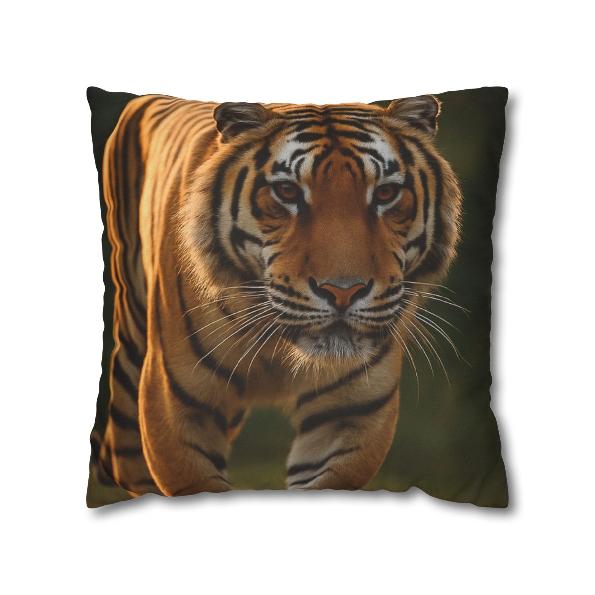 Forest Stalker Bengal Tiger personalized pillow covers