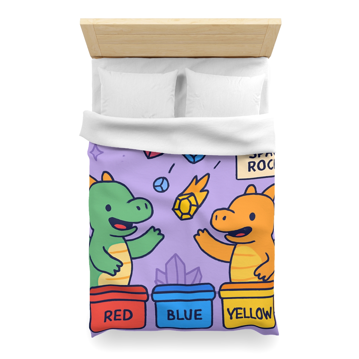 Crystal Cave Dragons Sorting Gem Meteors soft comforter duvets