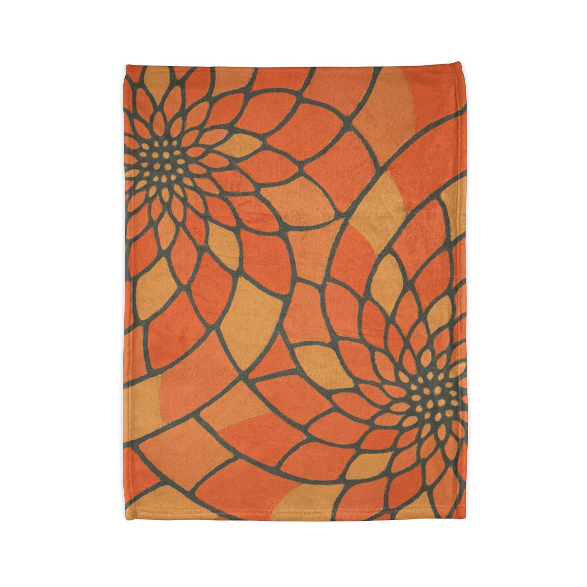 Petal Spiral Matrix soft fleece blankets