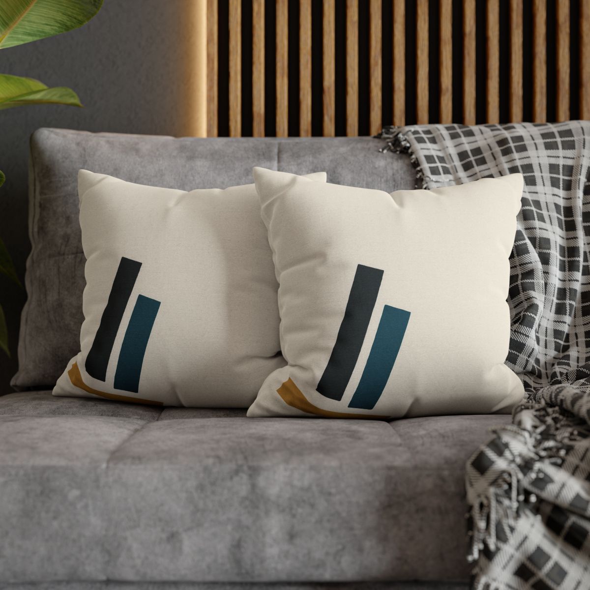 Balanced Triad Of Rectangles unique gift pillow cases