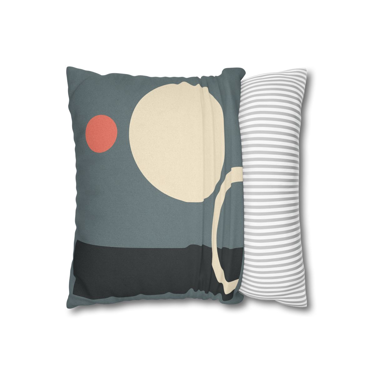 Quiet Triad With Offset Arc trendy patterned pillow cases