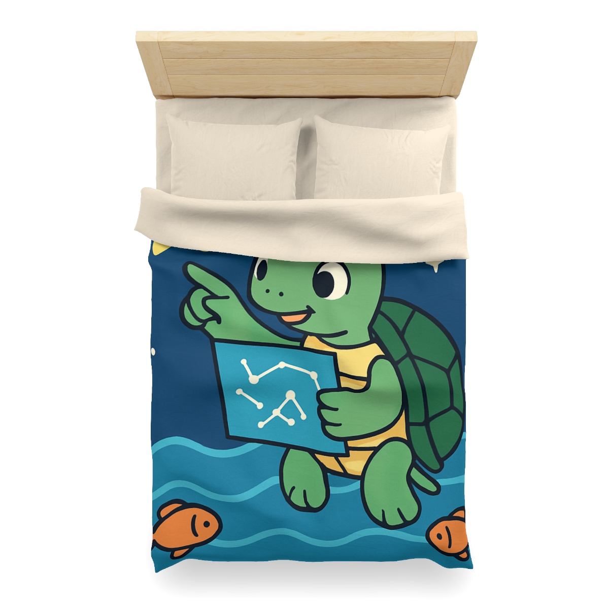 Stargazer Sea Turtle warm winter duvets
