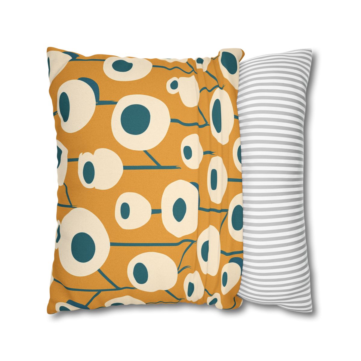Seed Pod Cluster Grid soft cotton pillow cases