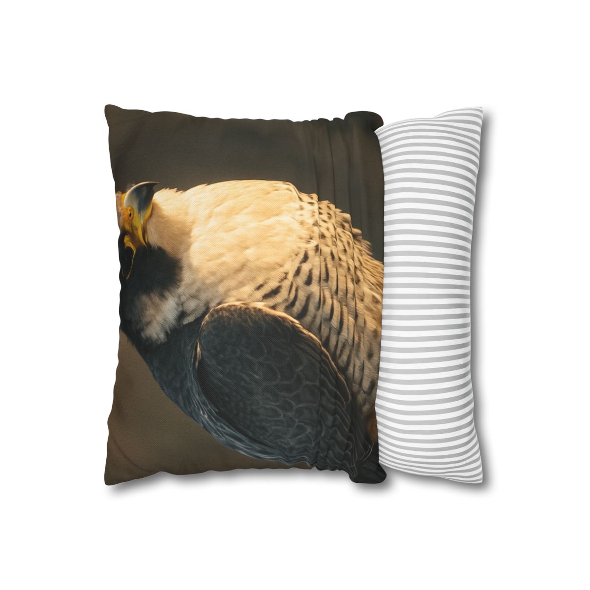 Starlit Poise Peregrine Falcon soft cotton pillow cases