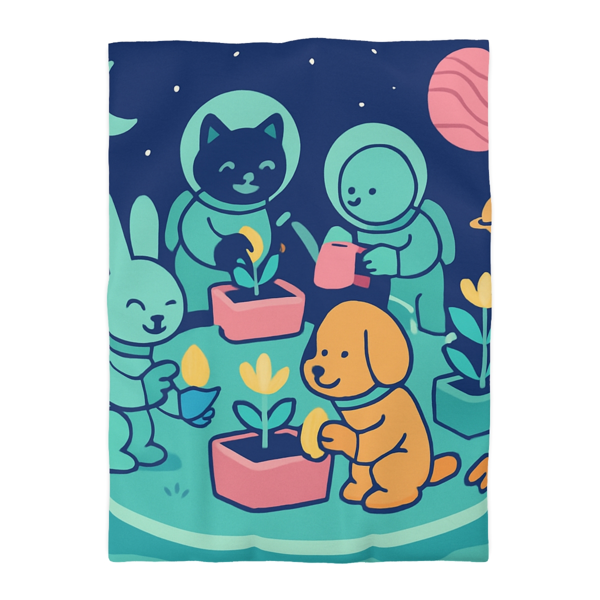 Galactic Gardeners duvets for gifts