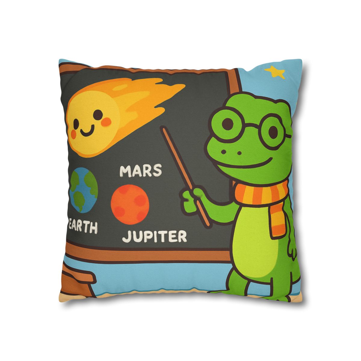 Comet Classroom Gecko custom pillow cases